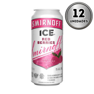 Vodka Smirnoff Ice Red 473cc